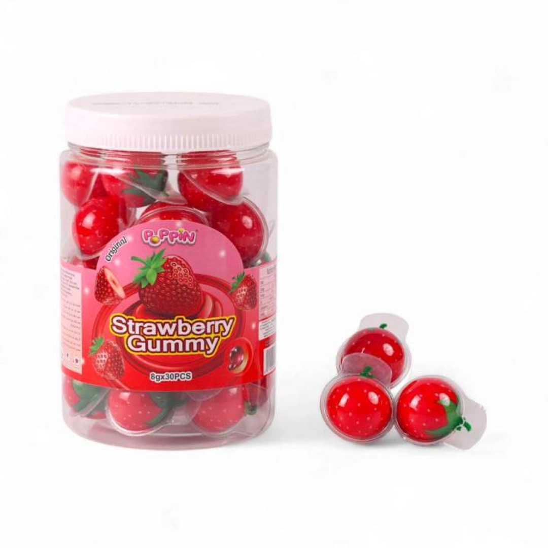 STRAWBERRY GUMMY 30PCS